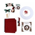 thumbnail image 2 of PSVFUJZ 3D Fabric Poke Wreath DIY Kit, Christmas Wreath DIY Kit for Adults, Beginner Friendly Holiday Craft Set, Soft Fabric Handmade Decor for Front Door Wall Window Fireplace Christmas Gift, C, 2 of 6