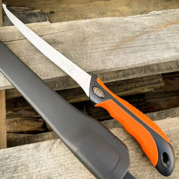 12.5" ELK RIDGE HUNTING CAMPING FISHING FISH FILLET KNIFE Fixed Blade