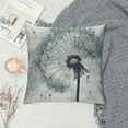 thumbnail image 2 of Orinice Dandelion Graphic Decorative Cotton Linen Throw Pillow Cover for Home Couch Living Room Bed Sofa 20x20in, 2 of 5