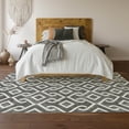 thumbnail image 6 of Addison Rugs Mayfield Washable Transitional Geometric Black Rectangle Rug, 8' x 10', 6 of 6