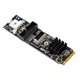 thumbnail image 5 of DQrwqpou Adaptador PCIe Llave M.2 A USB 3 1 Tarjeta Expansión Adaptador PCIe NVME Llave M.2 5Gb, 5 of 9