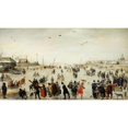 thumbnail image 2 of Hendrick Avercamp 18x12 Gold Ornate Wood Frame and Double Matted Museum Art Print Titled - Winter Scene on a Frozen Canal (circa 1620), 2 of 4