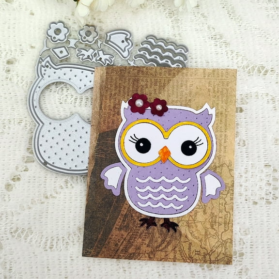 Die Cuts for Card Making, Ouginx Animal Owl Metal Cutting Dies DIY Die Cutters Die Stencils for Scrapbooking, Embossing & More