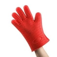 thumbnail image 4 of 1Pc Heart Pattern Anti-Slip Heat-Resistant Cooking Baking Oven Silicone Glove, 4 of 8