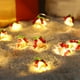 thumbnail image 5 of Decoraciones navideñas, adornos navideños, cadena de luces LED navideñas, atmósferas, muñeco de nieve, campanas, árbol de Navidad, caja de regalo, cadena de luces decorativas navideñas de cobre, caden, 5 of 6