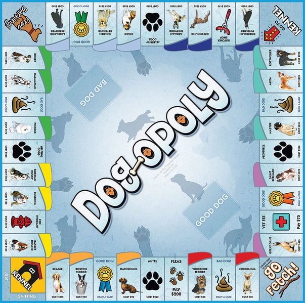 Outset Media Dog-Opoly Board Game