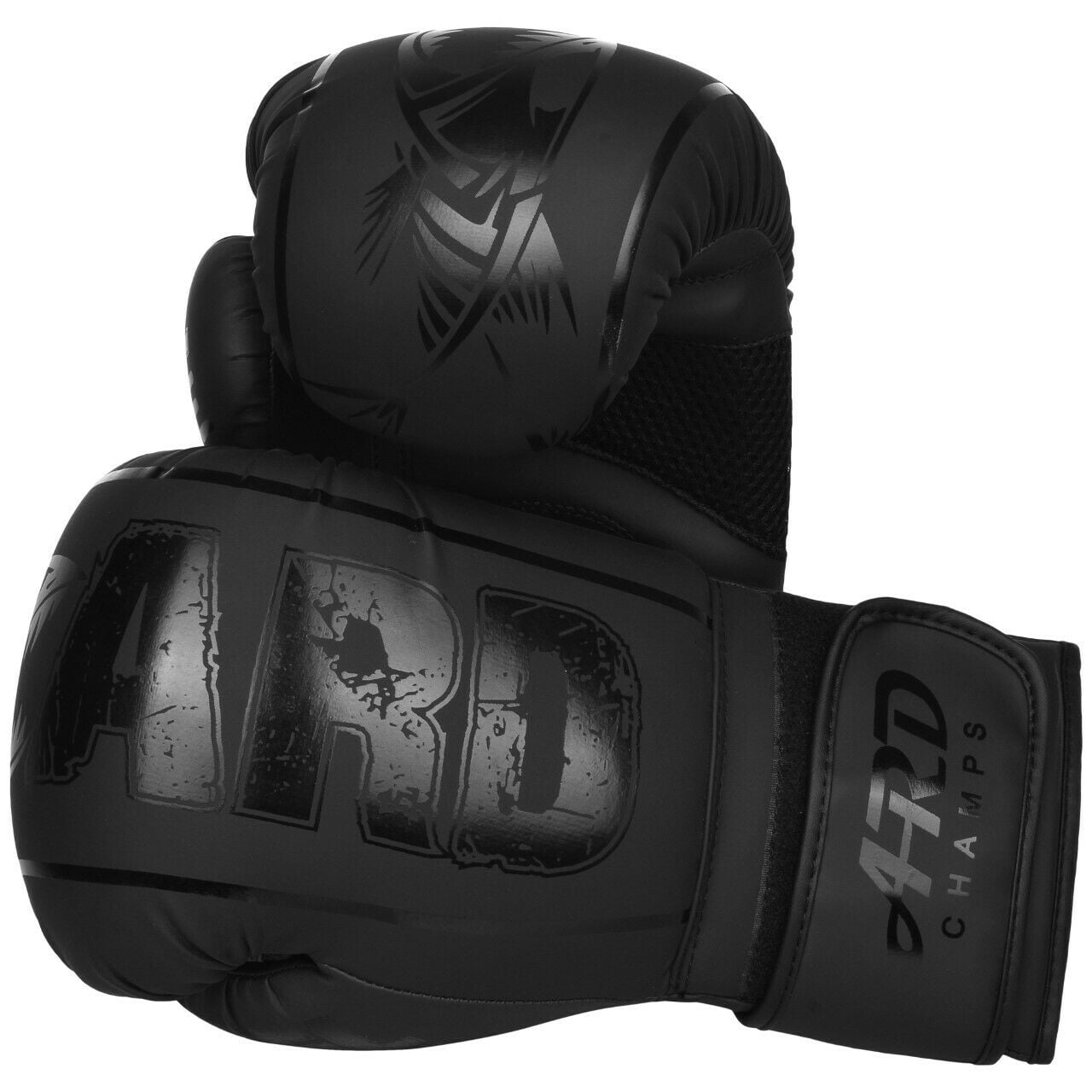 ARD Xlite Black Matte Finish Gel Boxing Training MMA Muay Thai & punching Gloves 