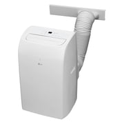 LG New 10,200 BTU 450 Sq Ft Smart Wi-Fi Enabled Portable Air Conditioner with Dehumidifier Function and 12,000 BTU Supplemental Heat, White