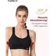 thumbnail image 1 of Sujetador deportivo de sujeción fuerte con tirantes ajustables y espalda cruzada, tallas grandes para fitness, running y yoga, 1 of 1