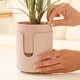 thumbnail image 5 of Lekihaqq Plastic Flower Pot Self-Watering Breathable Planter Home Desktop Decoration Indoor Succulent Container Pot Pink Purple Green Yellow, 5 of 7