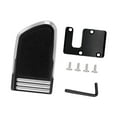 thumbnail image 1 of koolsoo Brake Pedal Cover Extender Set for Standard 2018-2025 Anti Slip Black White, 1 of 9