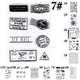 thumbnail image 2 of Clear Stamp DIY Transparent Assorted Patterns Silicone Stamp Decorative Stamp, 2 of 2