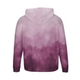 thumbnail image 5 of Enjoytime Mens Lightweight Hoodie Long Sleeve Drawstring Casual Pullover Tops Fashion Gradient Loose Sweatshirts Fall Winter Plus Size Clothes Pink M, 5 of 5