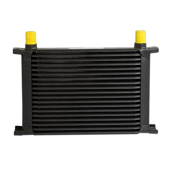 PIT66 25 Row AN10-10AN Universal Aluminum Engine Transmission Oil Cooler Kit  Oil Filter Relocation Kit Black B Set