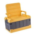thumbnail image 4 of Organizador de maletero de coche Kusrkot con tapa amarillo y gris, 4 of 8