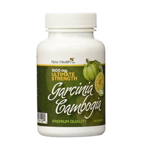 New Health Ultimate Strength Garcinia Cambogia, 1600mg of Pure Garcinia Cambogia and  60% Hydroxycitric Acid,  Best Natural Diet Supplement (60