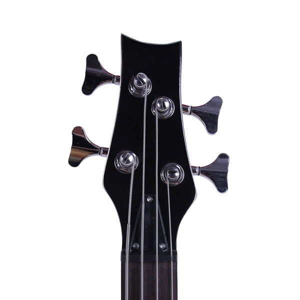 imerelez 4-String Bass Guitar Right Handed | 34" Scale Burlywood Finish | Basswood Body w/Rosewood Fingerboard | Power Cable & Wrench Tool Included