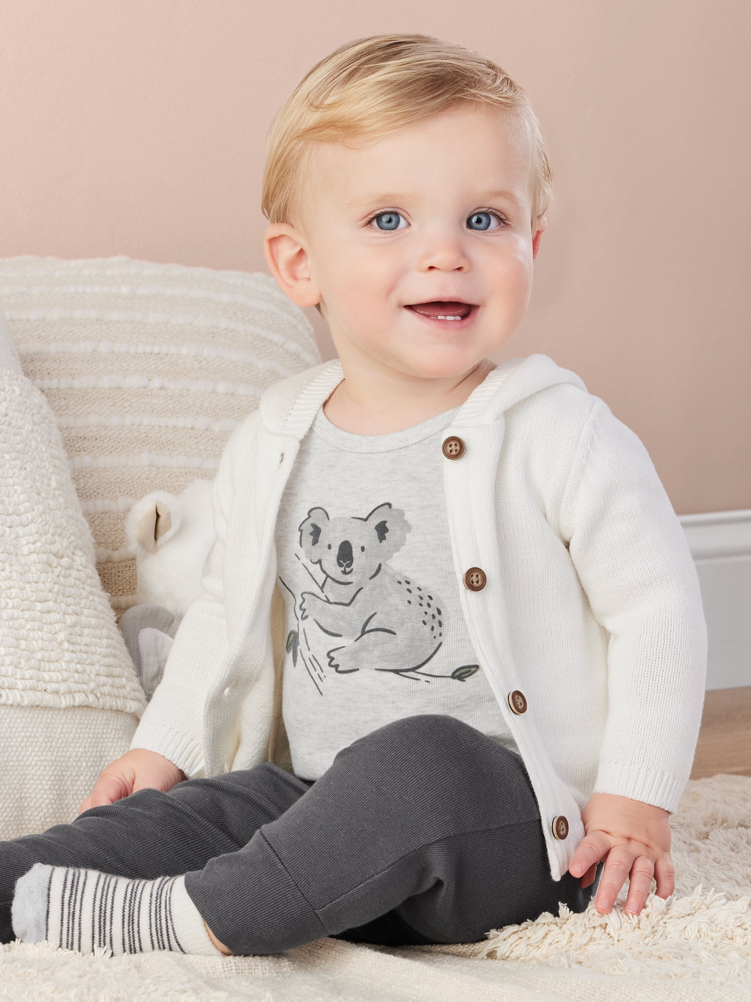Carter's Child of Mine Baby Boy Bodysuits, 3-Pack, Sizes Preemie-18 Months
