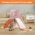 thumbnail image 5 of YUYU 4-in-1 Toddler Slide with Basketball Hoop, Indoor Outdoor Playground Toy, 1 Pack, 5 of 7