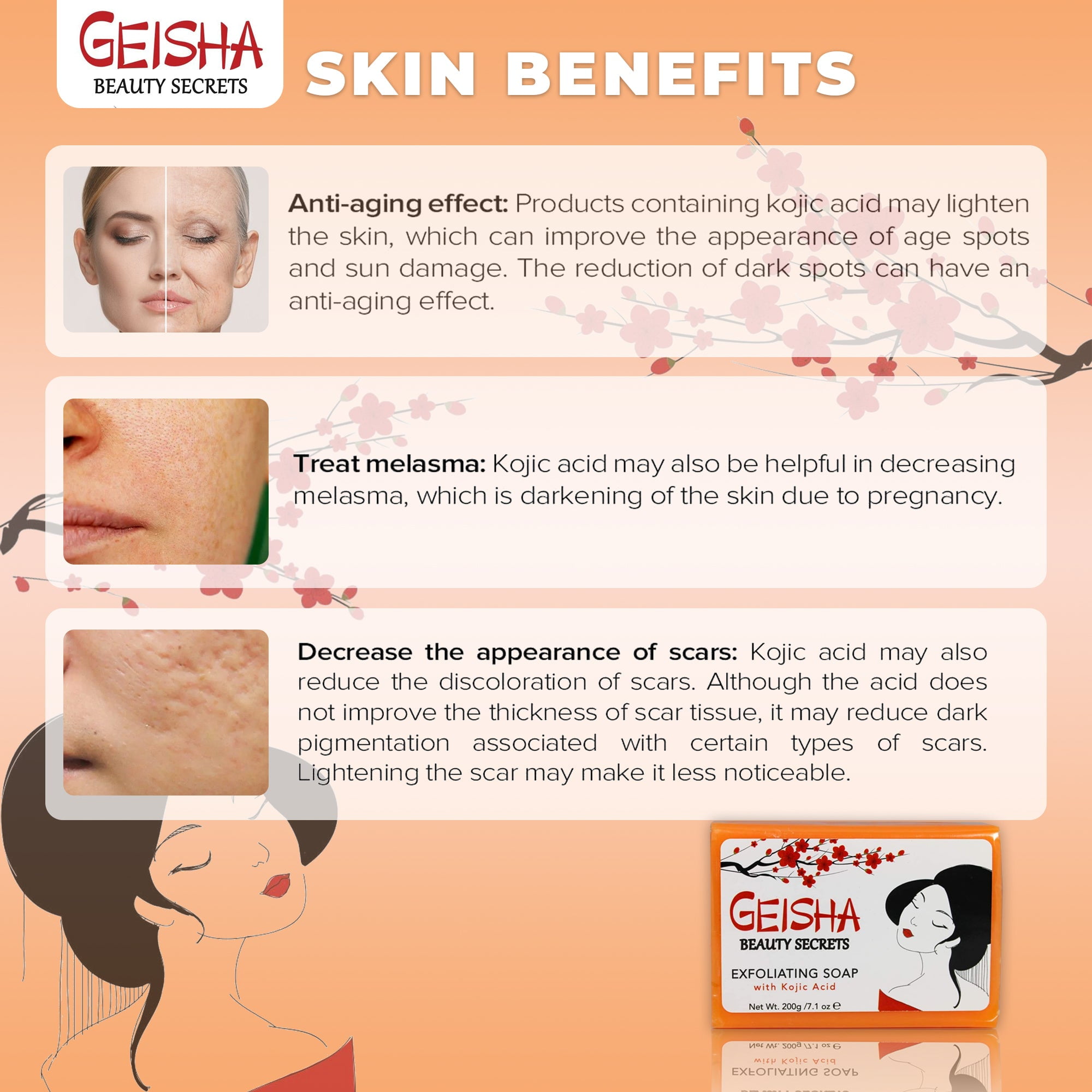 kojic glutathione soap benefits Omic Kojic Acid Skin Brightening Bar, Reduces Pigmentation, Coconut Oil,  200g