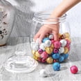 thumbnail image 4 of Large Cookie Jars With Lids Airtight  Clear Jar For Kitchen Counter Decorative - 110 Oz Candy Silicone Seal 6.49'' X 9.44'', 4 of 7