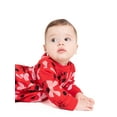 thumbnail image 3 of Minnie Mouse Baby Allover Print Romper with Long Sleeves, Sizes 0/3M-24M, 3 of 7