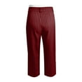 thumbnail image 5 of Tittly Sweatpants Women Lounge Pants Women Women's Casual Pants High Waisted Patchwork Simple Vertical Suit Pants Womens Pants Comfy Pants Women Red M, 5 of 7