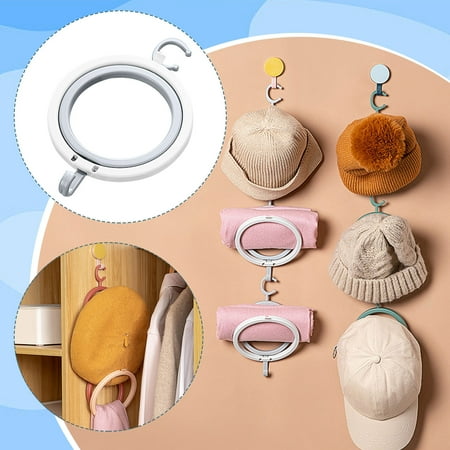 

Msuo Command Hooks Coat Rack Household Dormitory Scarf Bag Silk Scarf Hook Wardrobe Door Multi-Layer Hat Finishing Storage Storage Hook A