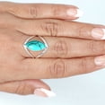 thumbnail image 4 of Turquoise Ring 925 Sterling Silver Handmade Jewelry, 4 of 10