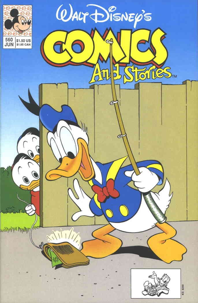 Cover of Walt Disney's Comics and Stories #560
