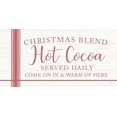 thumbnail image 2 of Lux + Me Designs 18x11 Black Ornate Wood Framed with Double Matting Museum Art Print Titled - Christmas Blend Hot Cocoa, 2 of 4