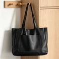 thumbnail image 5 of Women Large Tote Bag Vegan Leather Casual  Work Bag Weekender  Shopping Bag Oversize Shoulder Travel  Bag, 5 of 8