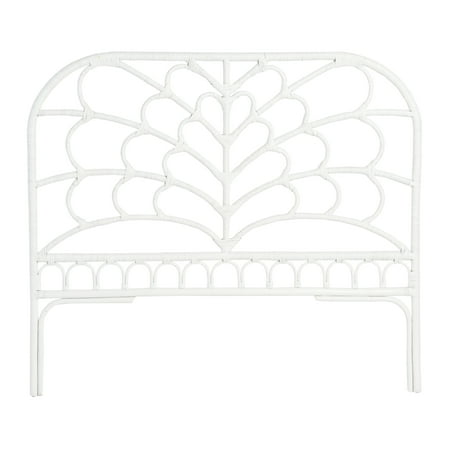 Creative Co-Op Rattan Headboard with Fountain Design  King-Size