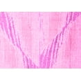 thumbnail image 1 of Ahgly Company Indoor Rectangle Abstract Pink Modern Area Rugs, 3' x 5', 1 of 4
