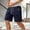 Navy, variant on Summer Men's and Big Men's Shorts,Mens Sport Shorts Solid Color Hip Hop Street 5 Workwear Beach Lace Up Waist Pocket Shorts