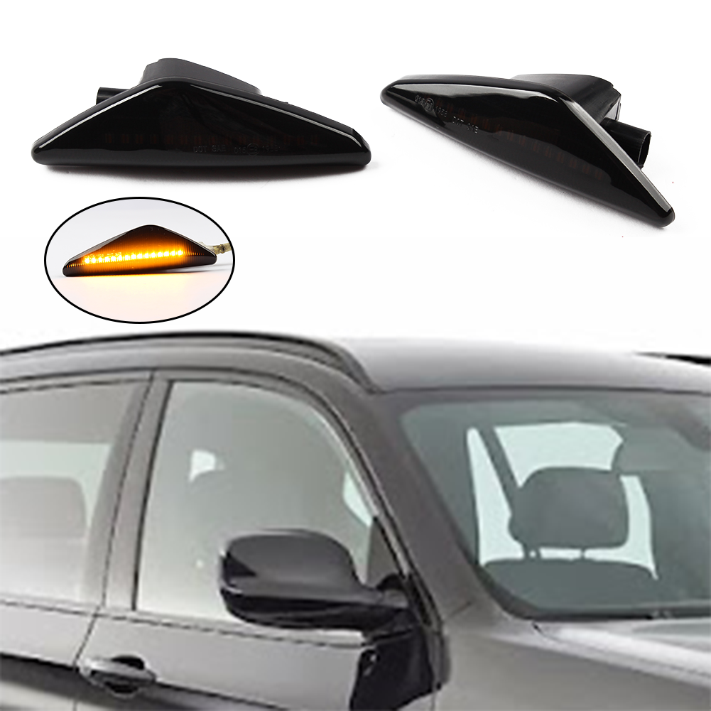 Dynamic Turn Signal Side Lights Yellow Light For BMW F25 X3 X5 X6 2PCS