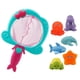 thumbnail image 1 of Baby bath water toy - Baby Bath Toys for Luminous Animals Set, Bath Time Toy Bathroom Wall Bathtub Tub Shower Kids Baby Infant Girls Boys Age 18months and up（Mermaid - Blue with 6 Animals）, 1 of 4