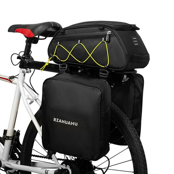 3 in 1 Bike Rack Bag Trunk Bag Waterproof Rear Seat Bag Cooler Bag