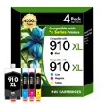 thumbnail image 1 of Cartuchos de tinta inkalfa 910XL negro y color, pack combinado, 1 of 7