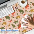 thumbnail image 2 of Long Mouse Pads for Desk,Pink Cartoon Dinosaurs Christmas Pattern Desk Mats on Top Of Desks, Desk Mouse Pad Extra Large with 3mm Non-Slip Base and Stitched Edge for Gaming,Office,Work,Home 47.3"x23.6", 2 of 6