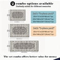 thumbnail image 3 of Floral Kitchen Rugs Sets of 3, Non Slip Kitchen Rugs and Mats Washable Farmhouse Kitchen Rugs Floral Kitchen Floor Mat Carpet Runner Rugs for Hallway Laundry Room, 3 of 12