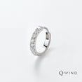 thumbnail image 1 of WINQ Single Hoop Earring Lab Grown Diamond 14K Gold each, 1 of 6