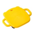 thumbnail image 3 of Tablero deportivo con asas, tabla para sentarse, entrenamiento de habilidades motoras con ruedas, equipo de entrenamiento sensorial para gimnasio de amarillo, 3 of 8