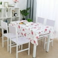 thumbnail image 2 of Unique Bargains Vinyl Rectangle Table Cover Floral Pattern Tablecloth 41" x 60", 2 of 8