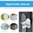 thumbnail image 5 of Paquete de cerraduras de seguridad para niños, antibloqueo de seguridad para niños, sin herramientas, sin taladrar, cerradura de palanca de puerta con manija de puerta, antipellizco esquí esquí Gafas de esquí, 5 of 5