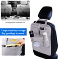 thumbnail image 5 of QJUHUNG Backseat Car Organizer - Kick Mats Back Seat Protector - Car Back Seat Organizer for Kids - Car Travel Accessories - Kick Mat with 8 Storage Pockets, 5 of 5
