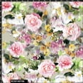 thumbnail image 2 of FREE SHIPPING!!! Blurred Flower Pattern 100% Cotton Quilting Fabric for DIY Projects by 105 YARDS - (Sage,Blush, Pink, Green and Gold) - PRINT FABRIC, 2 of 2