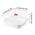 thumbnail image 4 of MasteelfCA Microwave Food Steamer Professional Rice Fish Steamer Kitchen Cooking Steamer, 4 of 8