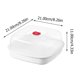thumbnail image 4 of Microondas Comida Vaporizador Profesional Arroz Pescado Vapor Cocina Cocina Steamer, 4 of 6