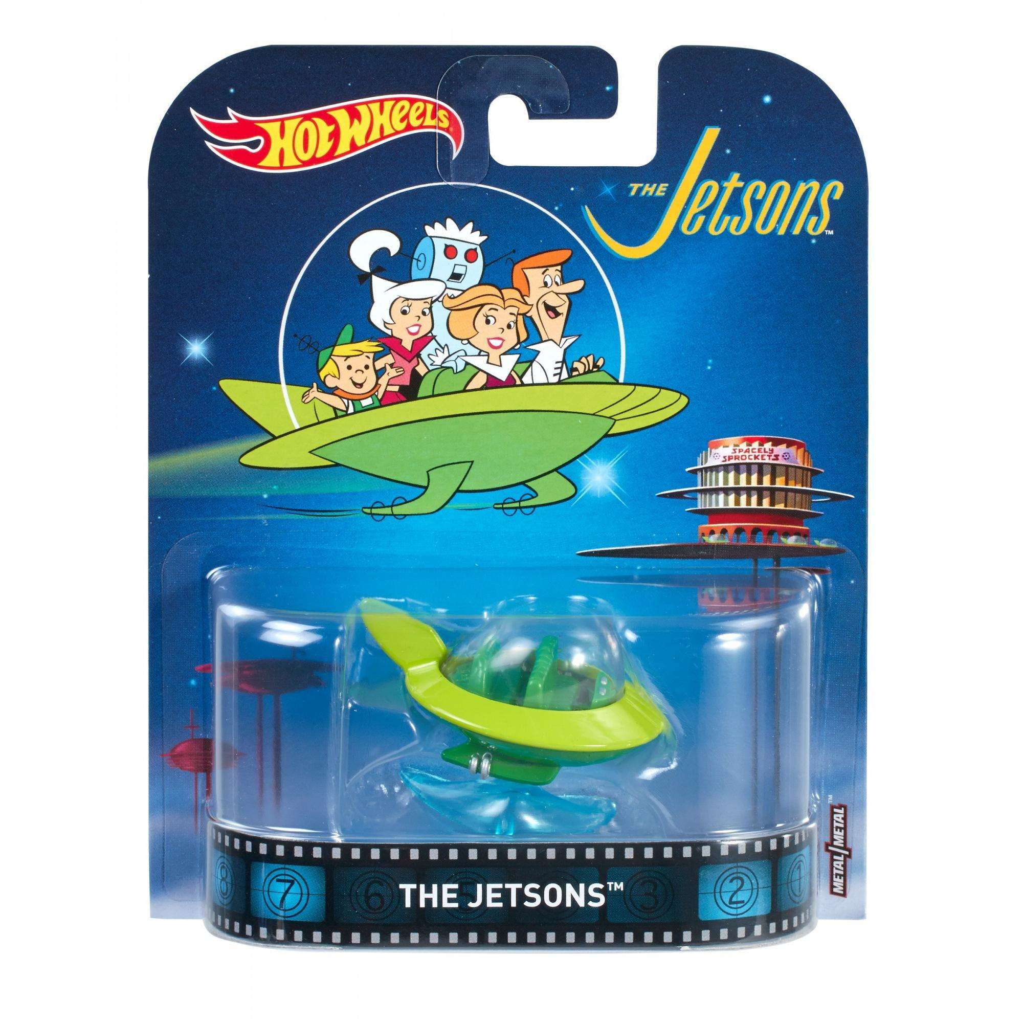 Case D 2015 Hot Wheels New THE JETSONS Capsule Car #57 US ✈Green;oh5✈Tooned